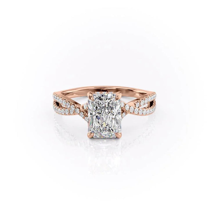 The Anastasia Set With Radiant Pave Moissanite#material_14k-rose