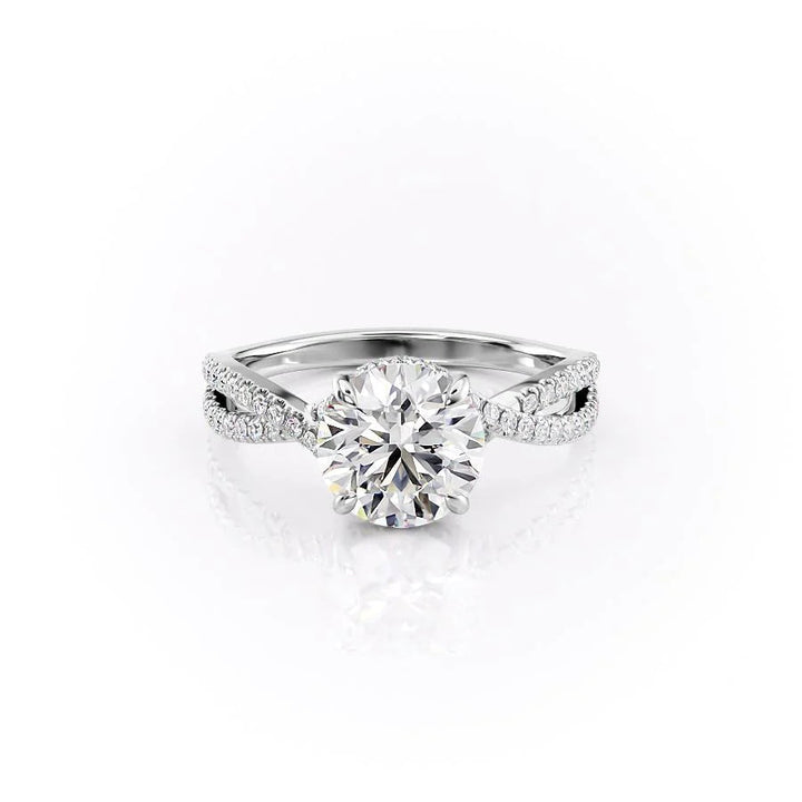 The Anastasia Set With Round Pave Moissanite#material_14k-white