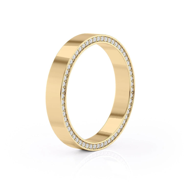 The Andy Wedding Bands Polished 14K Gold#material_14k-gold