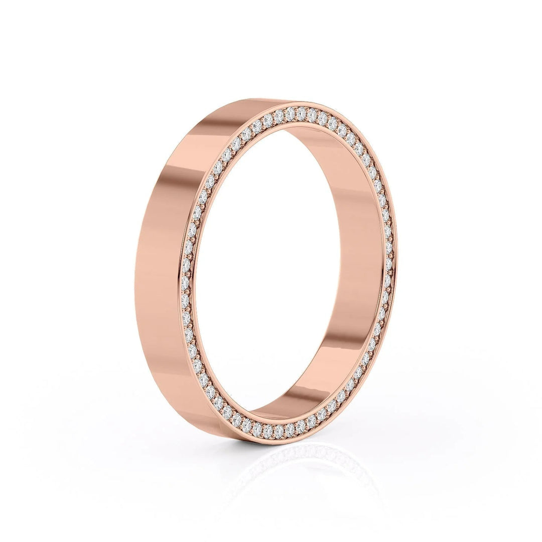 The Andy Wedding Bands Polished 14K Rose#material_14k-rose