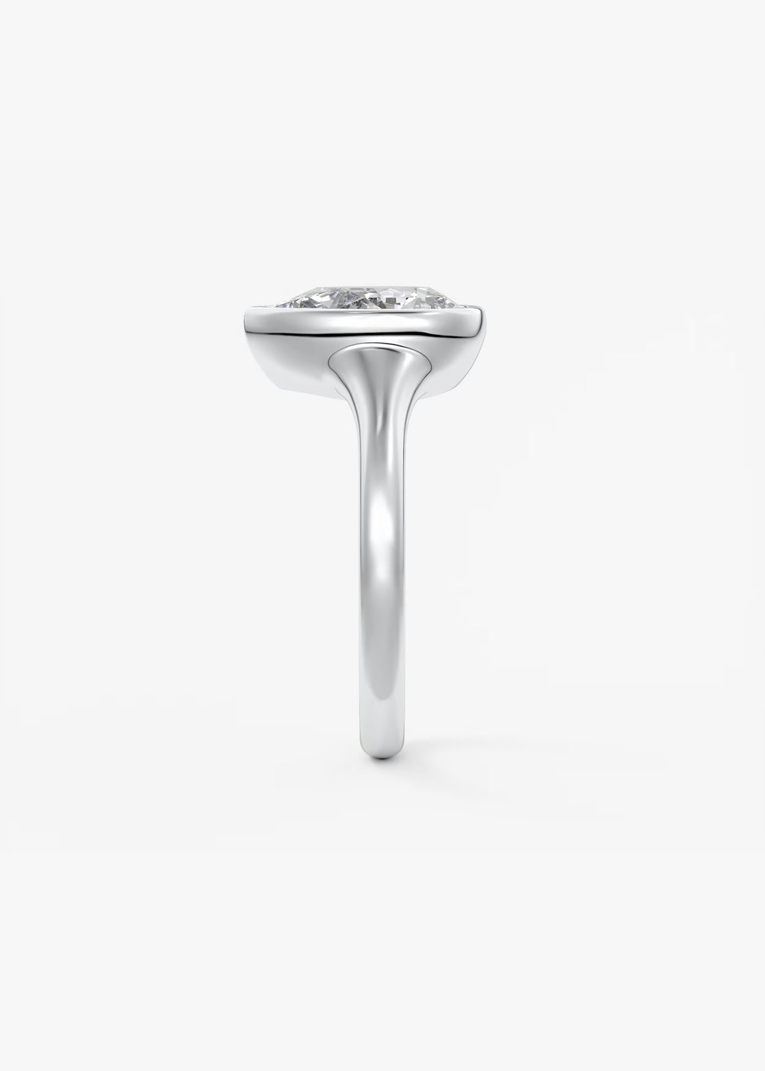 The Aurelia Chunky Bezel Set Pear Engagement Ring#material_white