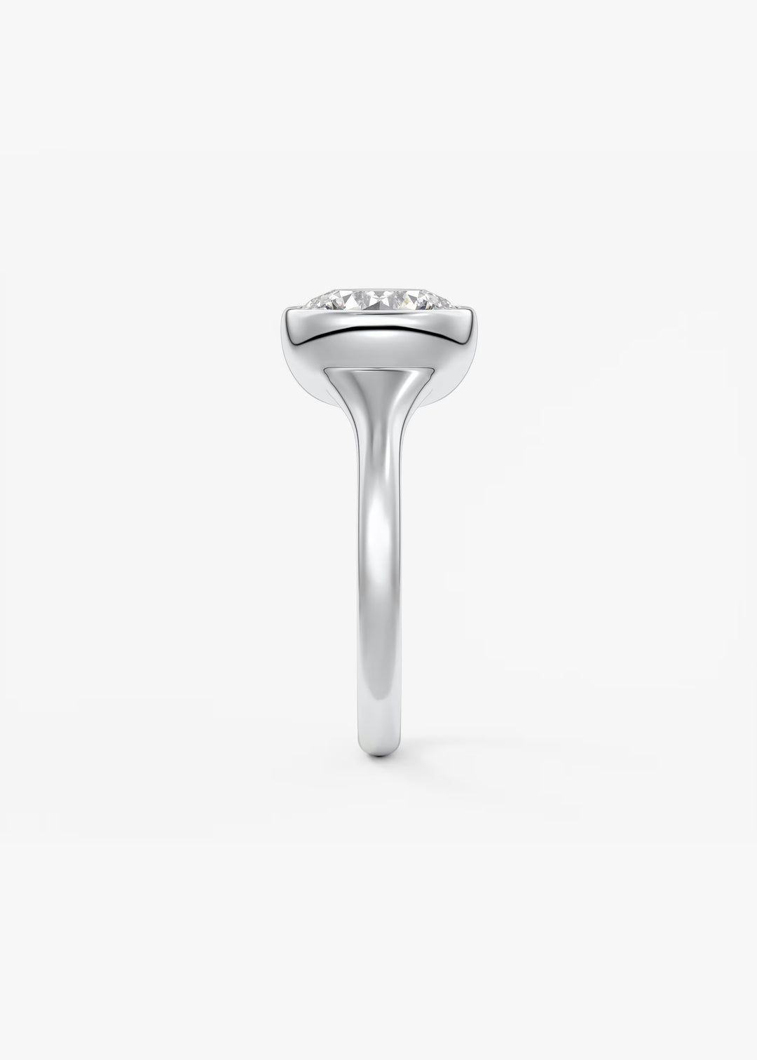 The Aurelia Chunky Bezel Set Round Engagement Ring#material_white