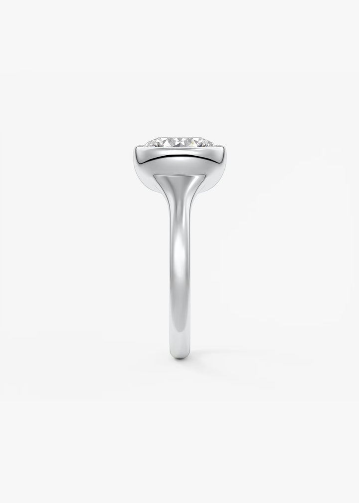 The Aurelia Chunky Bezel Set Round Engagement Ring#material_white