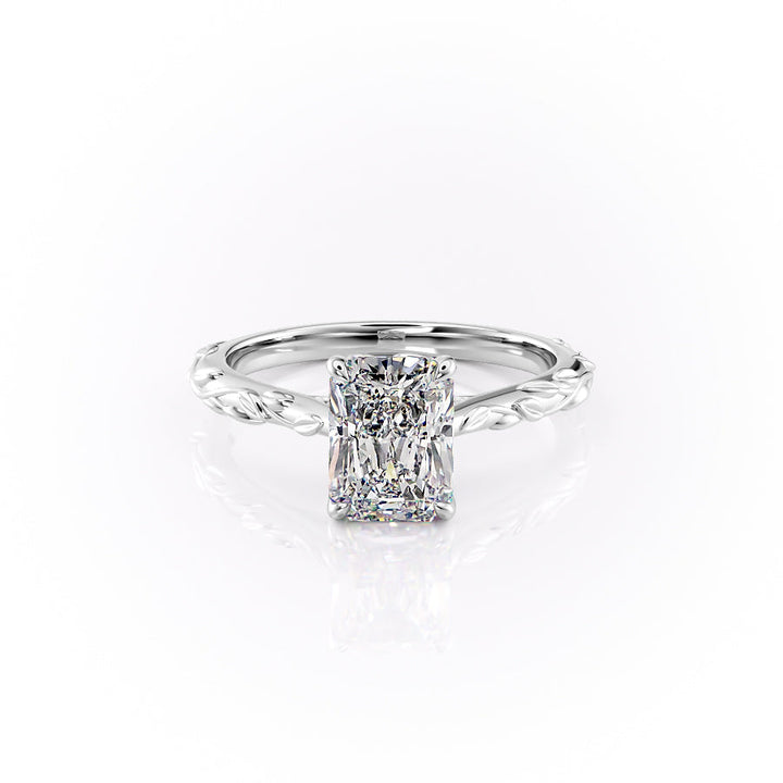 The Cathedral Freya Set With A Radiant Lab Diamond-L'Amour Brilliance #material_white