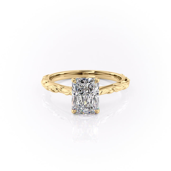 The Cathedral Freya Set With A Radiant Lab Diamond-L'Amour Brilliance #material_gold