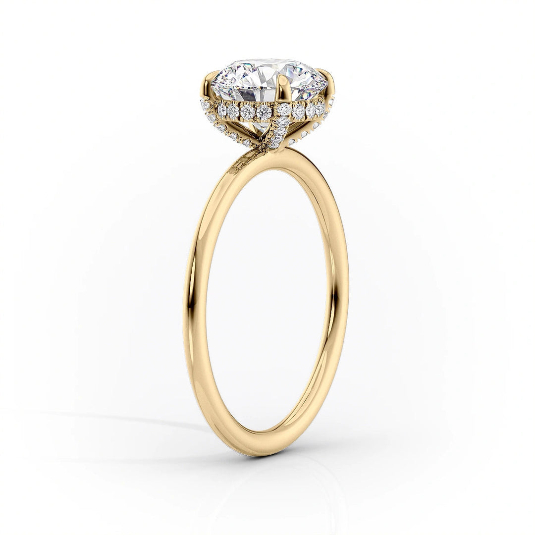 The Crown Liberty Set With Cushion Solitaire Lab Diamond 1.5 Carat 14K Gold#material_14k-gold