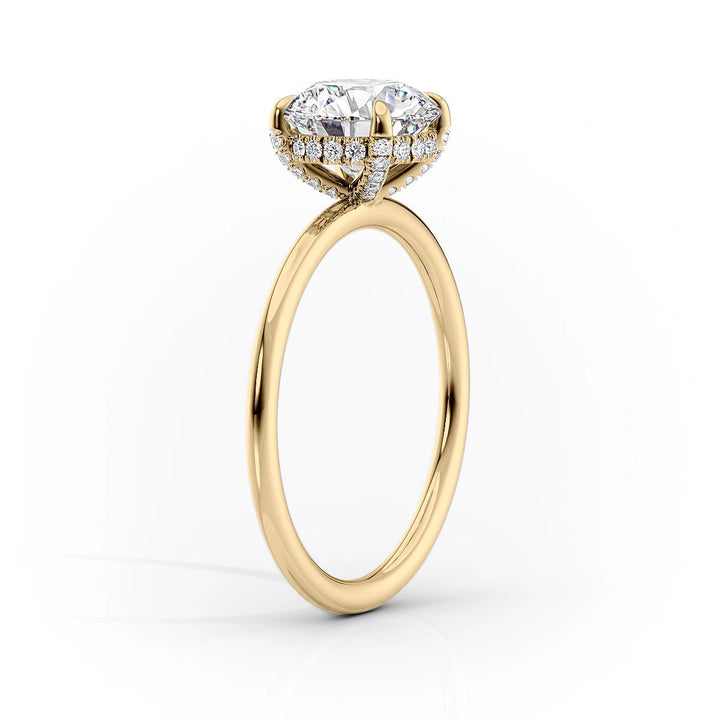 The Crown Liberty Set With Marquise Solitaire Lab Diamond 1.5 Carat 14K Gold#material_14k-gold