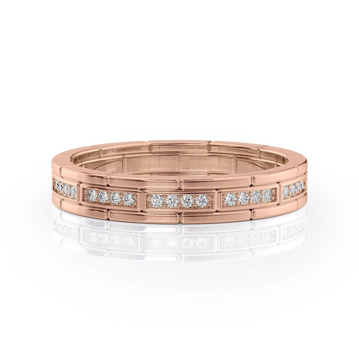 The Eliot Wedding Bands 14K Rose#material_14k-rose