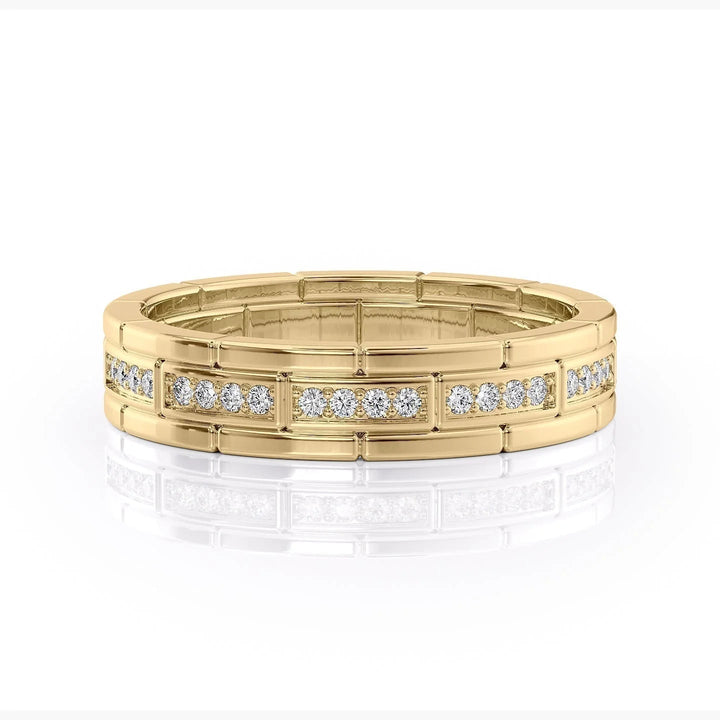 The Eliot Wedding Bands 14K Gold#material_14k-gold