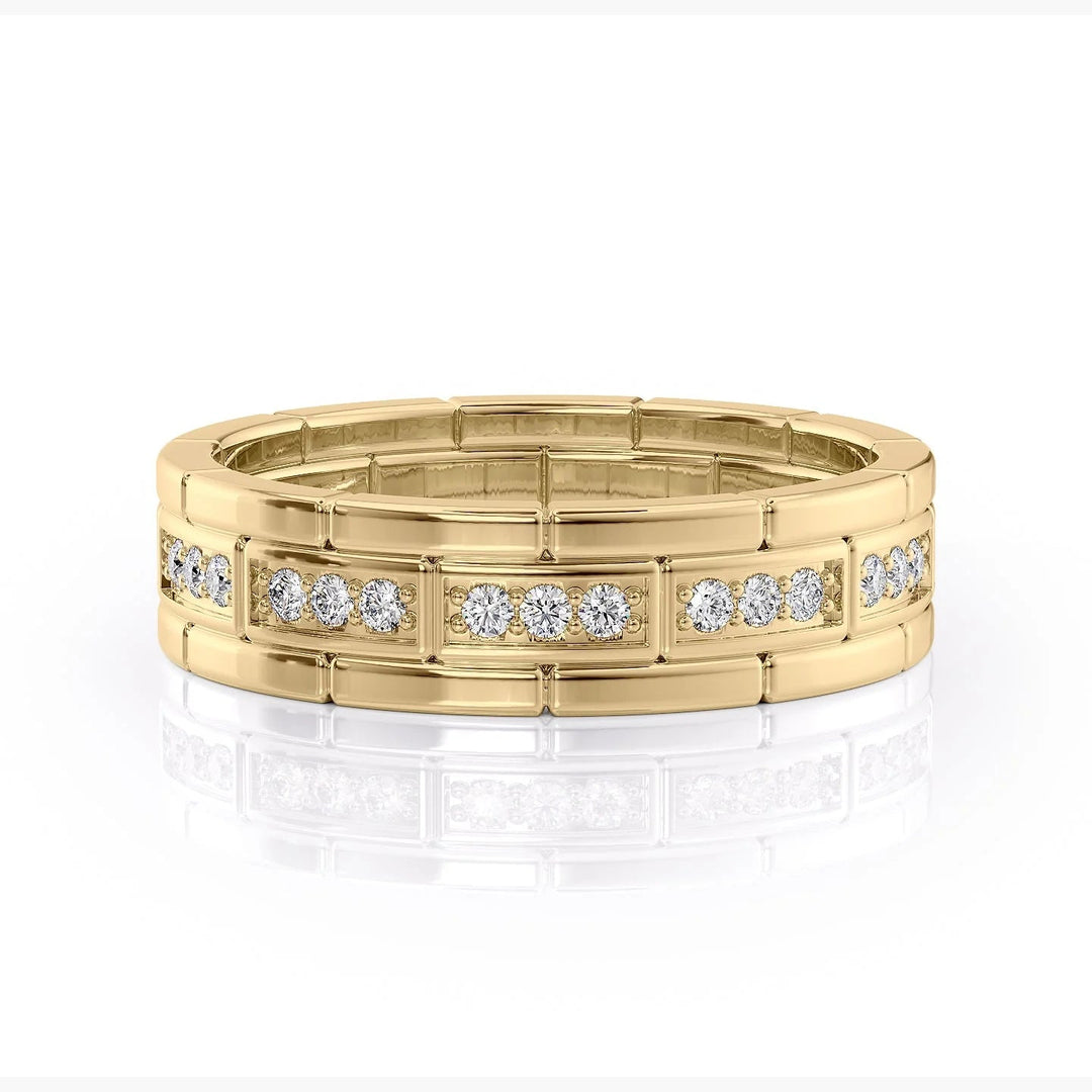 The Eliot Wedding Bands 14K Gold#material_14k-gold