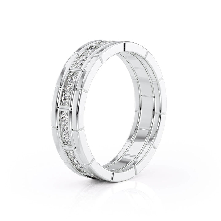 The Eliot Wedding Bands 14K White#material_14k-white