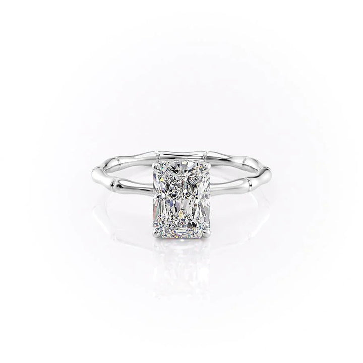 The Ember Set With Radiant Nature Moissanite#material_14k-white