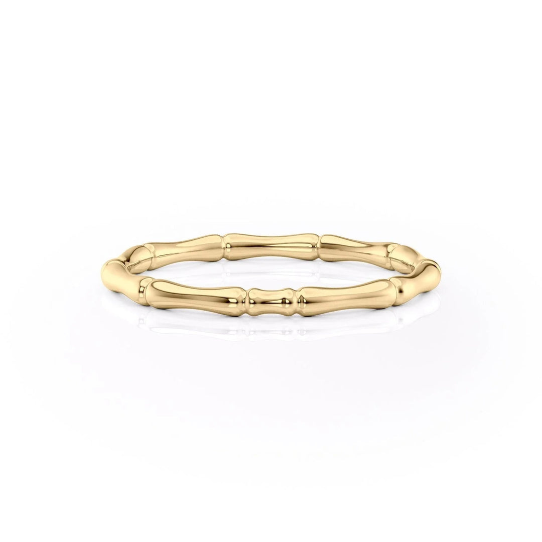 The Ember Wedding Bands Solid#material_18k-gold