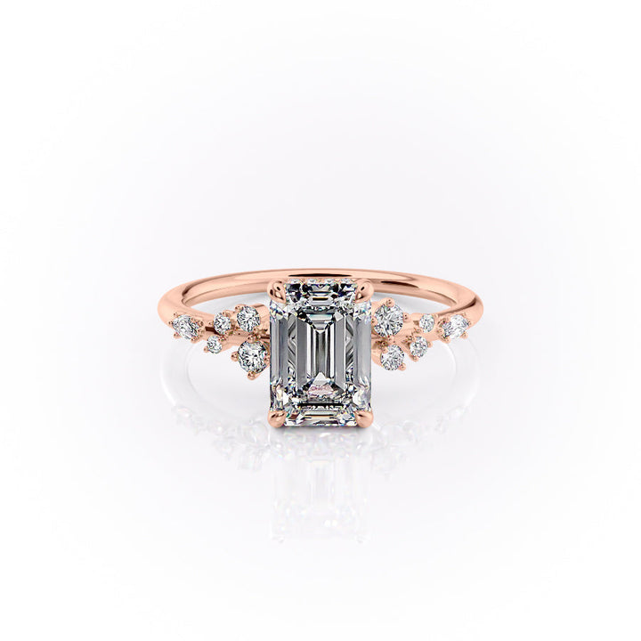 The Emery Set With An Emerald Lab Diamond#material_rose