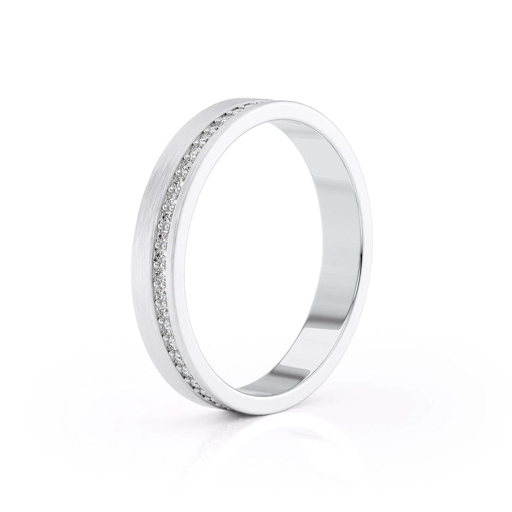 The Etan Wedding Bands Matte 14K White#material_14k-white