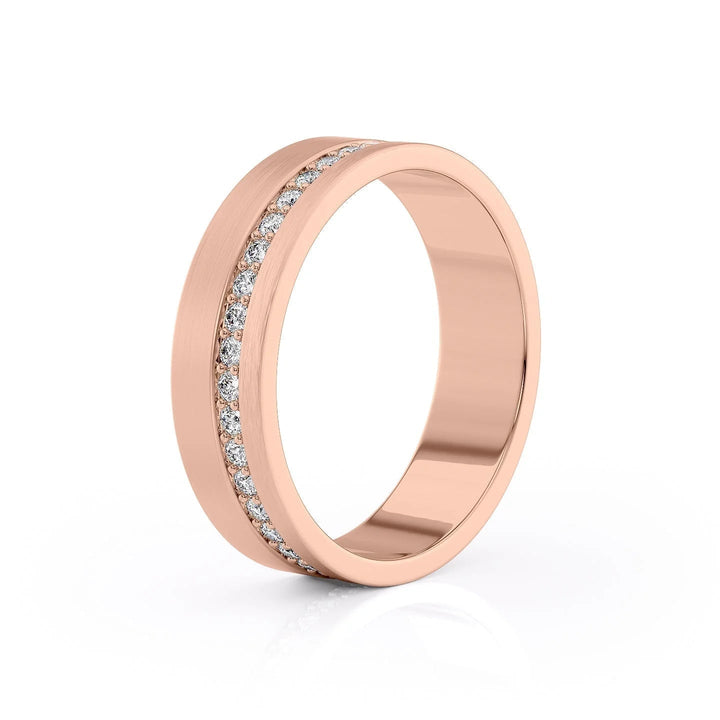 The Etan Wedding Bands Matte 14K Rose#material_14k-rose