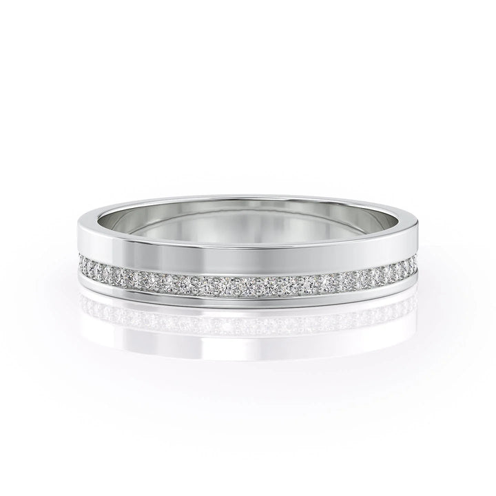 The Etan Wedding Bands Polished 14K White#material_14k-white