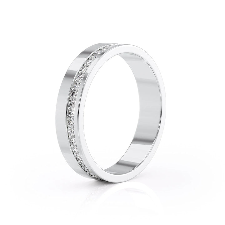 The Etan Wedding Bands Polished 18K White#material_18k-white