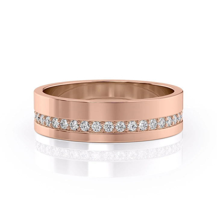 The Etan Wedding Bands Polished 14K Rose#material_14k-rose