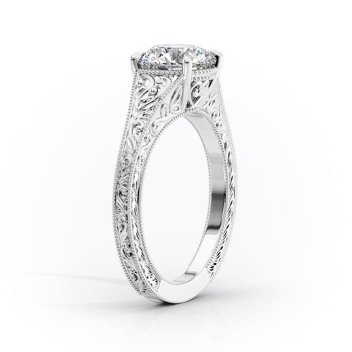 The Farrah Set With A Pear Lab Diamond#material_white