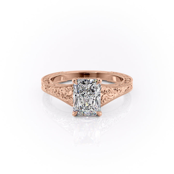 The Farrah Set With A Radiant Lab Diamond-L'Amour Brilliance #material_rose