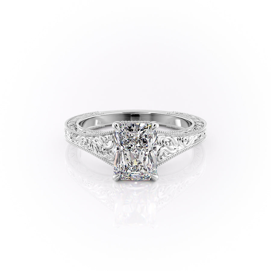 The Farrah Set With A Radiant Lab Diamond-L'Amour Brilliance #material_white