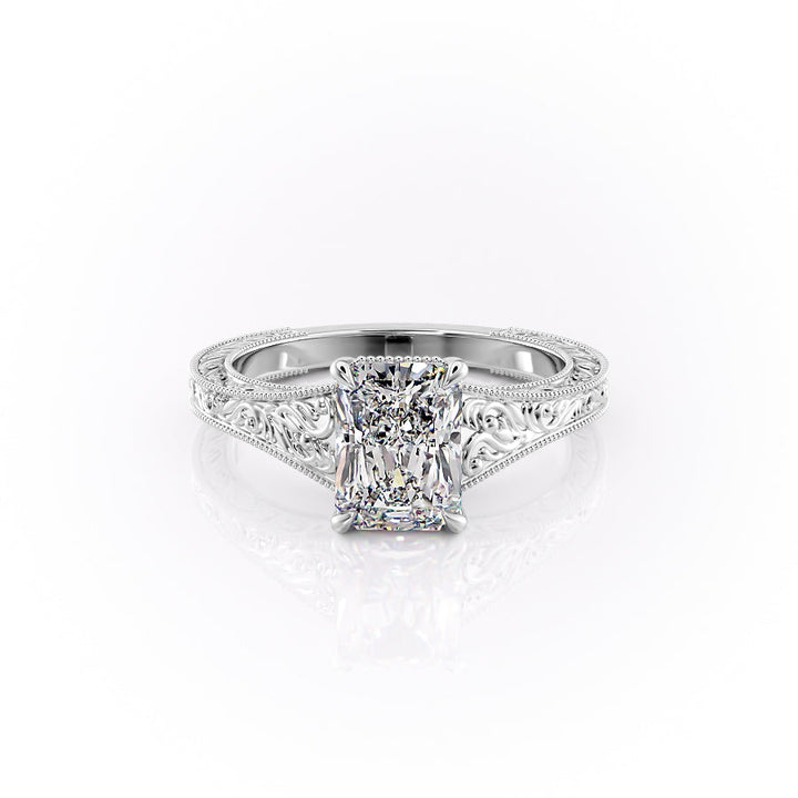 The Farrah Set With A Radiant Lab Diamond-L'Amour Brilliance #material_white
