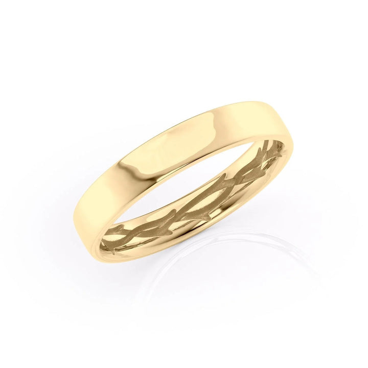 The Hidden Coco Cigar Wedding Bands 14K Gold#material_14k-gold