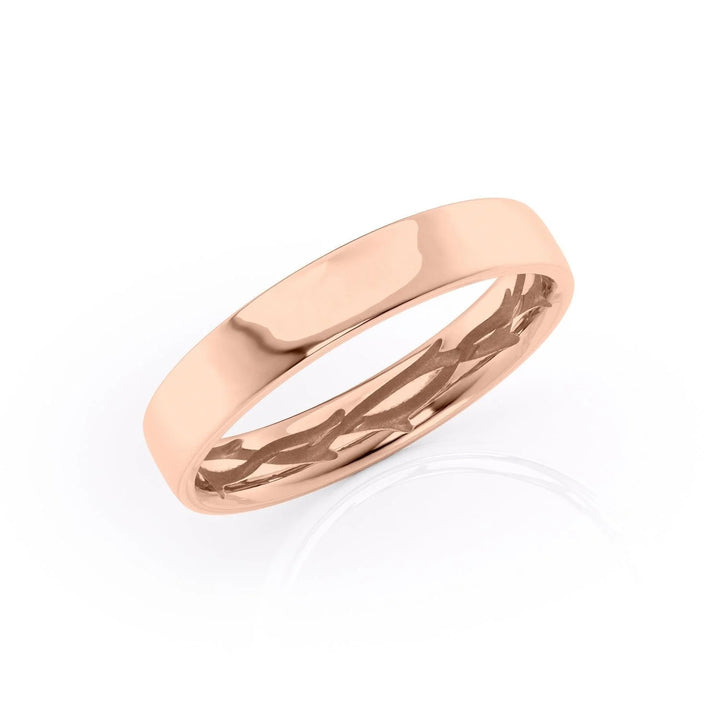 The Hidden Coco Cigar Wedding Bands 14K Rose#material_14k-rose