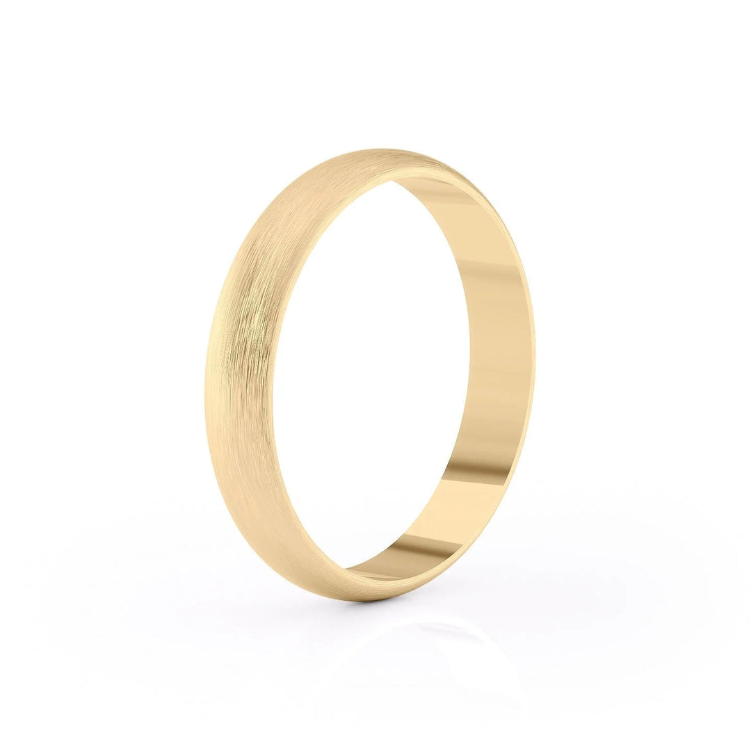 The Jameson Wedding Bands Matte 14K Gold#material_14k-gold