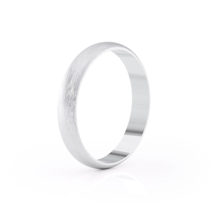 The Jameson Wedding Bands Matte 14K White#material_14k-white