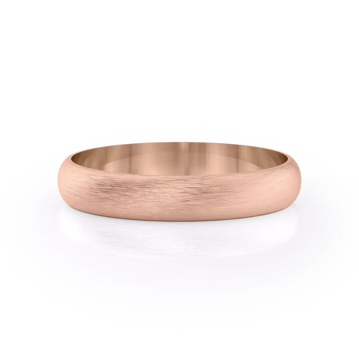 The Jameson Wedding Bands Matte 18K Rose#material_18k-rose