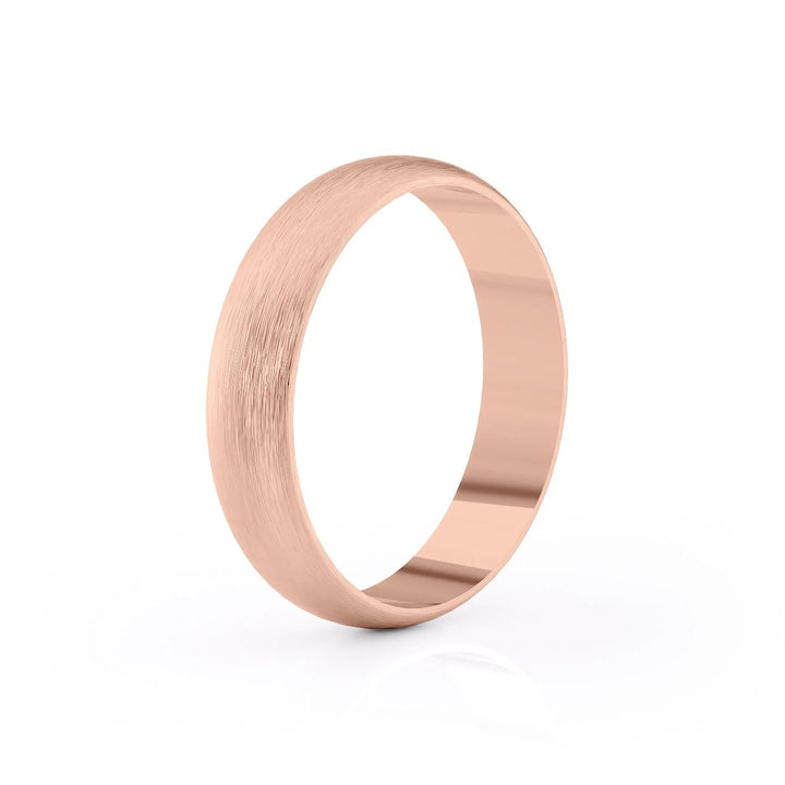 The Jameson Wedding Bands Matte 14K Rose#material_14k-rose