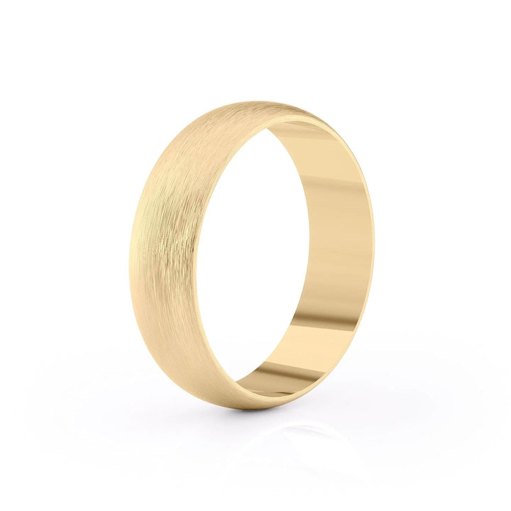 The Jameson Wedding Bands Matte 14K Gold#material_14k-gold