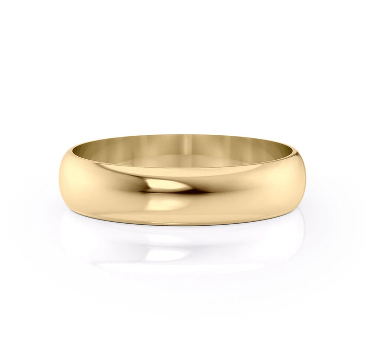 The Jameson Wedding Bands Polished 14K Gold#material_14k-gold