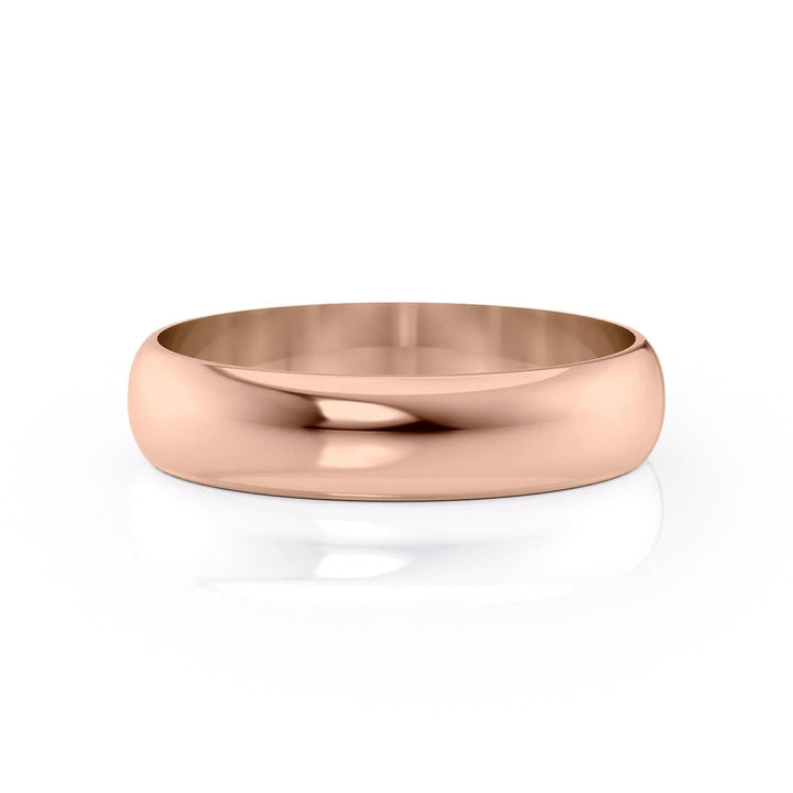 The Jameson Wedding Bands Polished 14K Rose#material_14k-rose