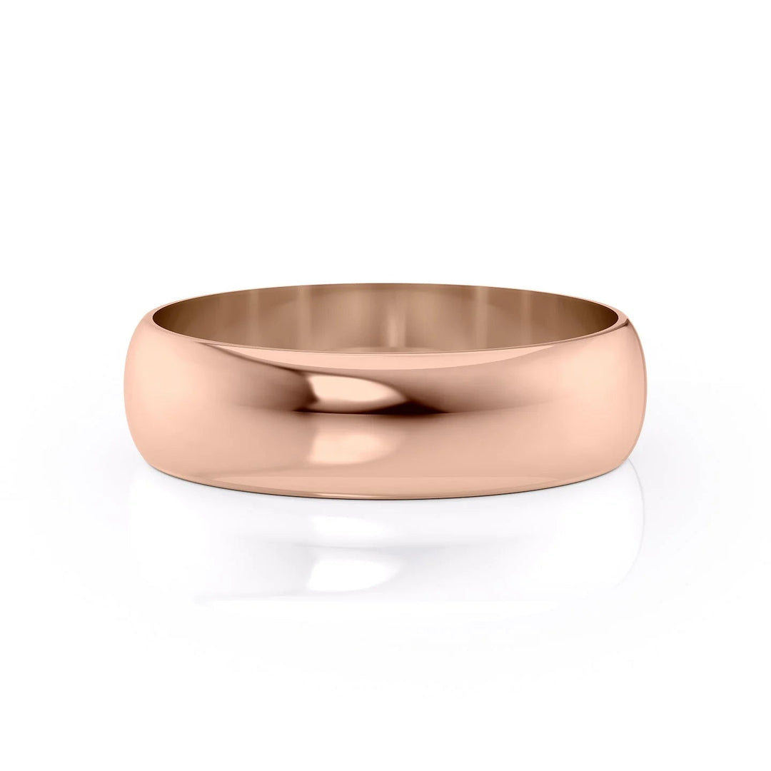 The Jameson Wedding Bands Polished 14K Rose#material_14k-rose