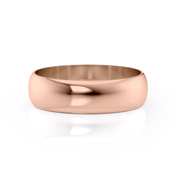 The Jameson Wedding Bands Polished 18K Rose#material_18k-rose