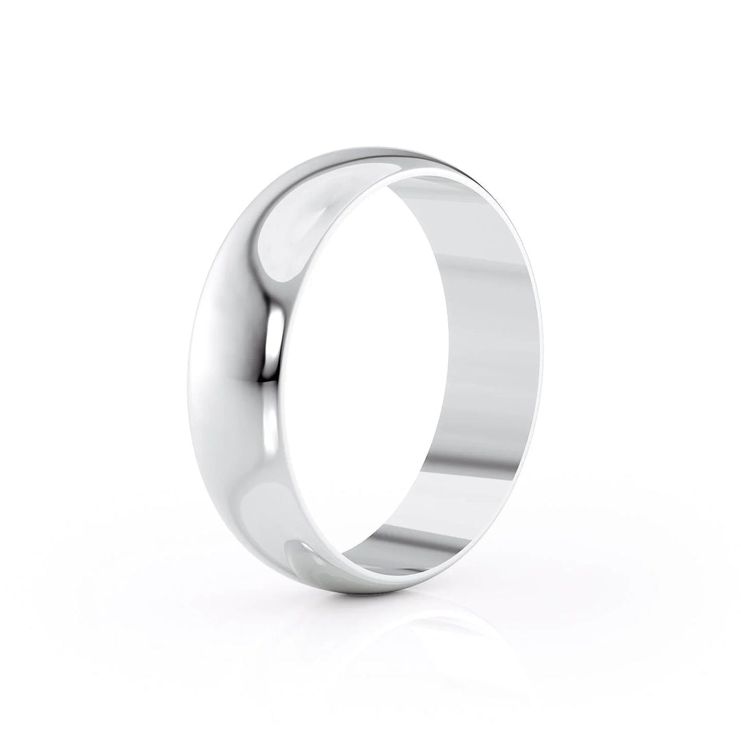 The Jameson Wedding Bands Polished 18K White#material_18k-white