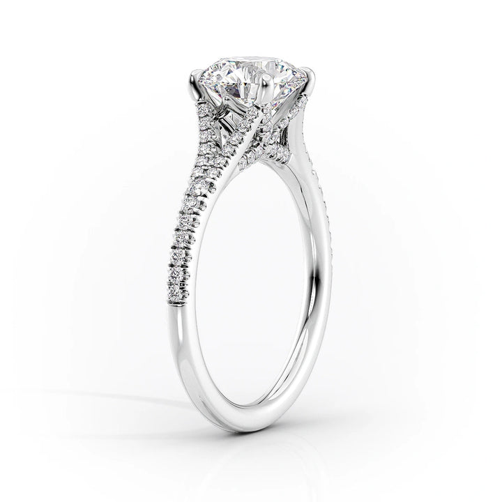 The Jessie Set With Marquise Pave Lab Diamond 1.5 Carat 18K White#material_18k-white