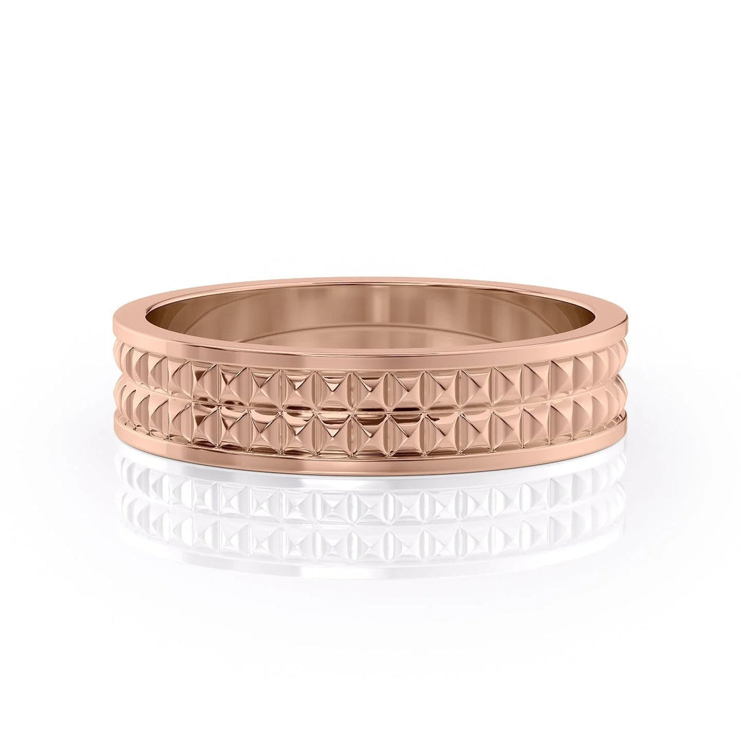 The Jocelyn Wedding Bands 14K Rose#material_14k-rose