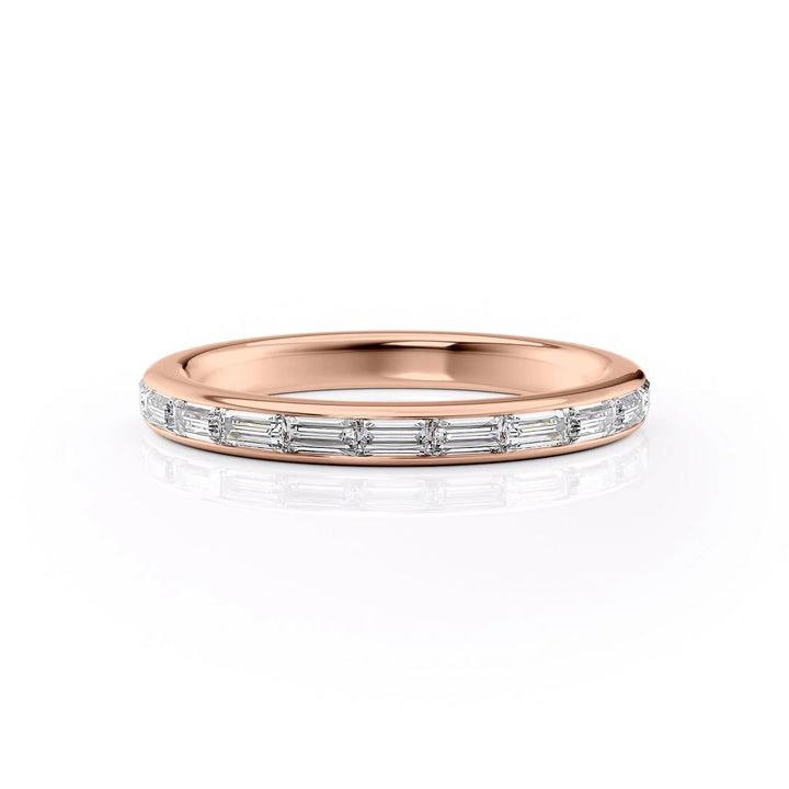 The Johanna Wedding Bands Diamonds Half Way 14K Rose#material_14k-rose