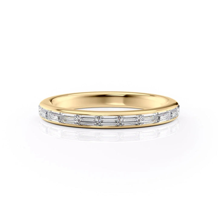 The Johanna Wedding Bands Diamonds Half Way#material_18k-gold