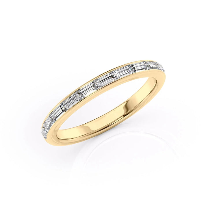 The Johanna Wedding Bands Diamonds Half Way#material_18k-gold