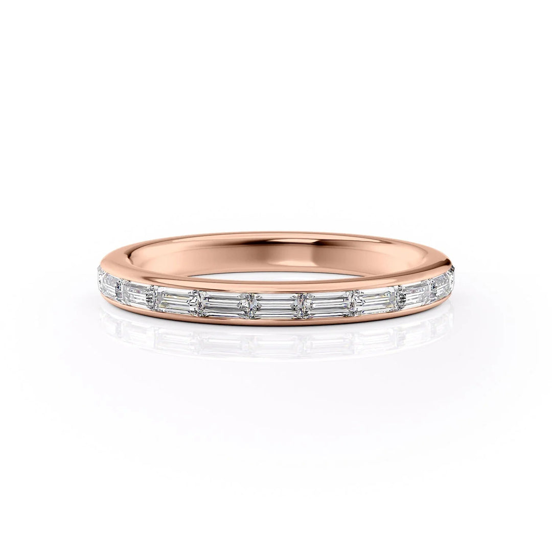 The Johanna Wedding Bands Diamonds Half Way#material_18k-rose