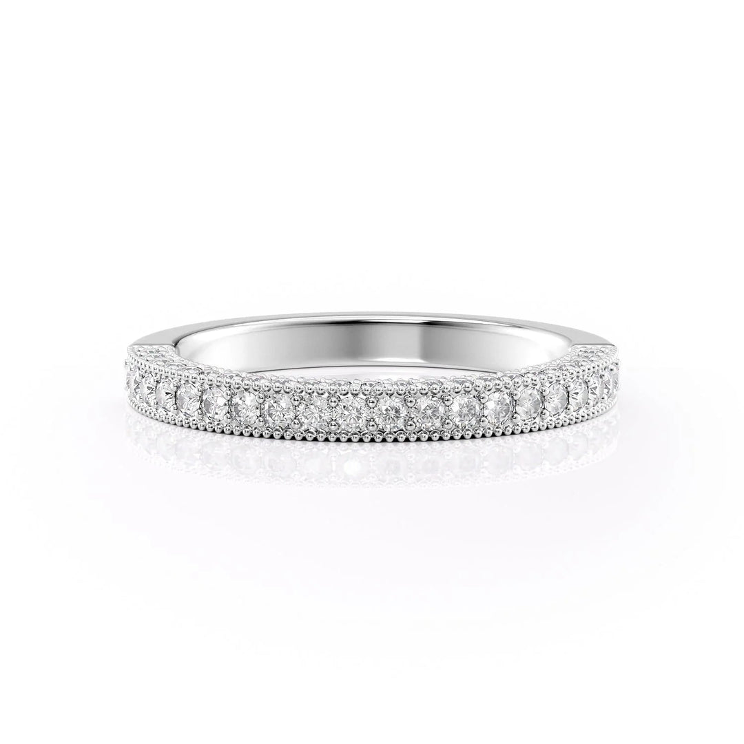 The Josephine Wedding Bands Diamonds Half Way#material_18k-white