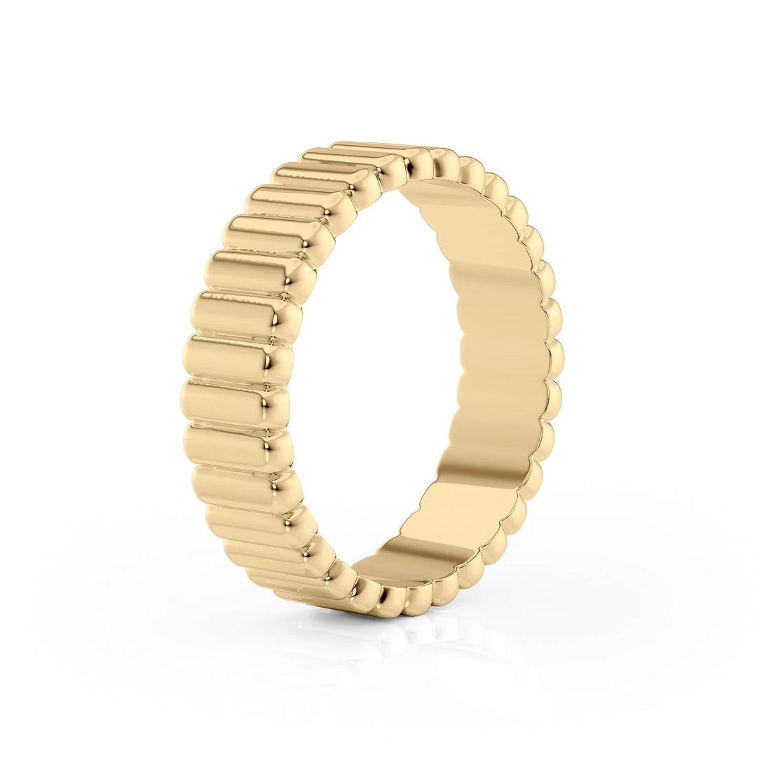 The Julian Wedding band #material_gold