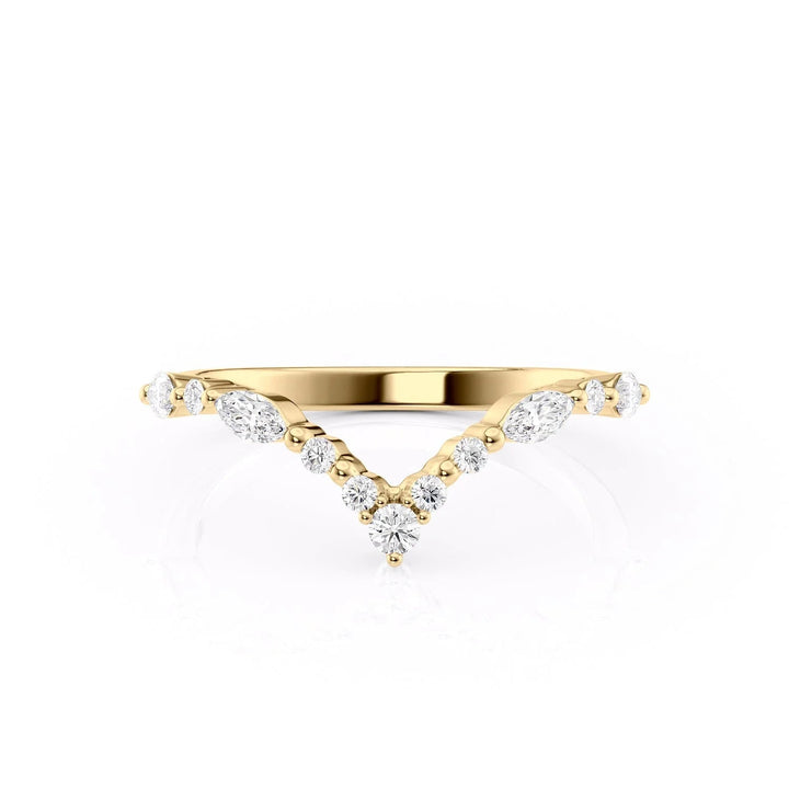 The Kaiden Wedding Bands 14K Gold#material_14k-gold