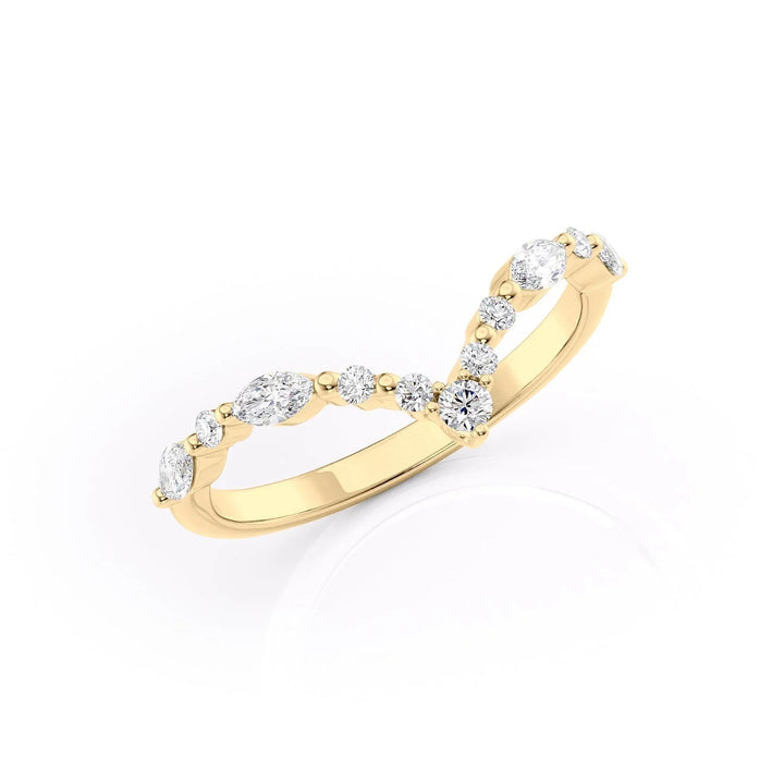 The Kaiden Wedding Bands 14K Gold#material_14k-gold