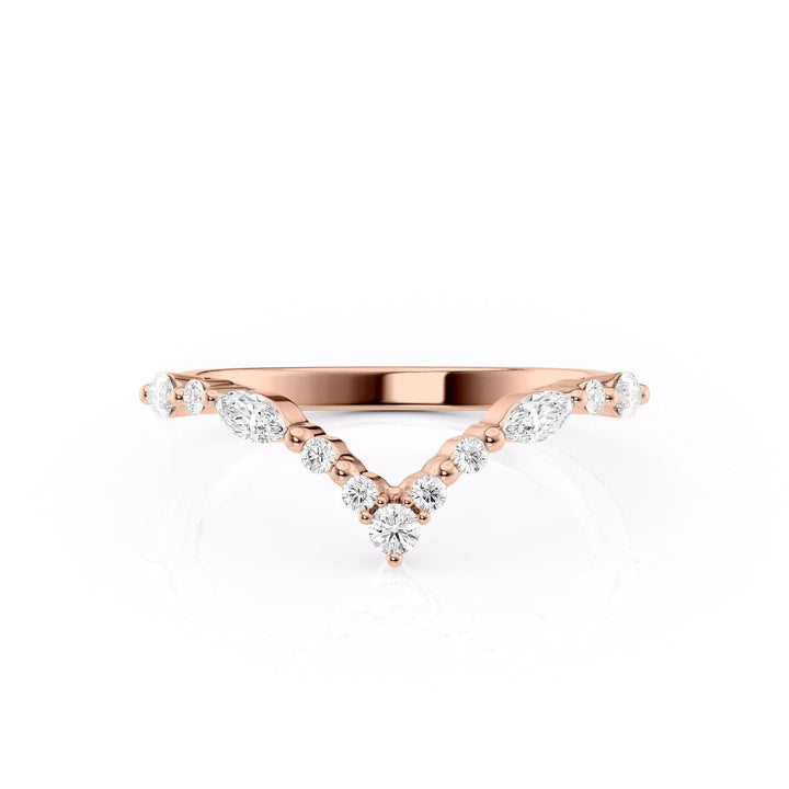 The Kaiden Wedding Bands 14K Rose#material_14k-rose